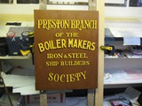 Hand painted restored sign