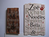 Bespoke vintage signs